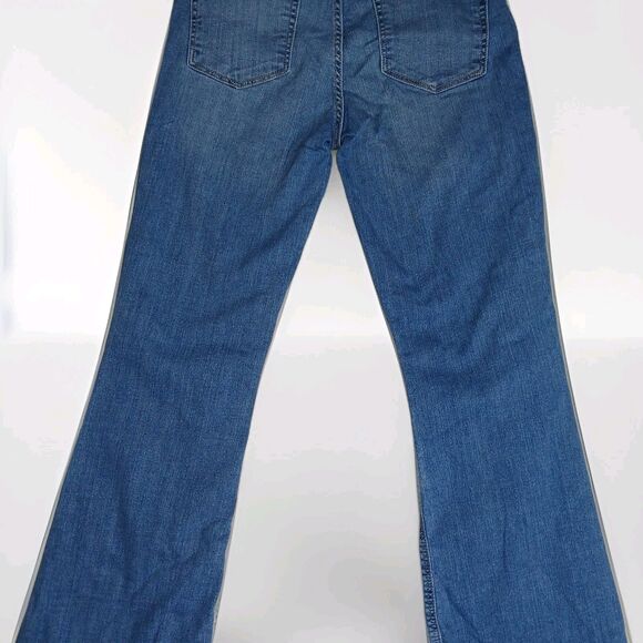 Kut Women's Stella Blue Jeans Raw Hem Wide Leg Size 6 Comfort Everyday Wear - Picture 4 of 16